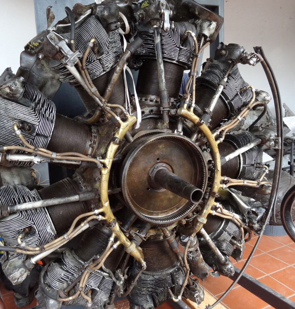 Silnik B-17 po konserwacji